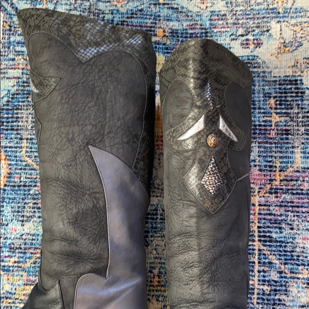 VINTAGE VERO CUOIO ITALIAN LEATHER BOOT - Picture 5 of 14